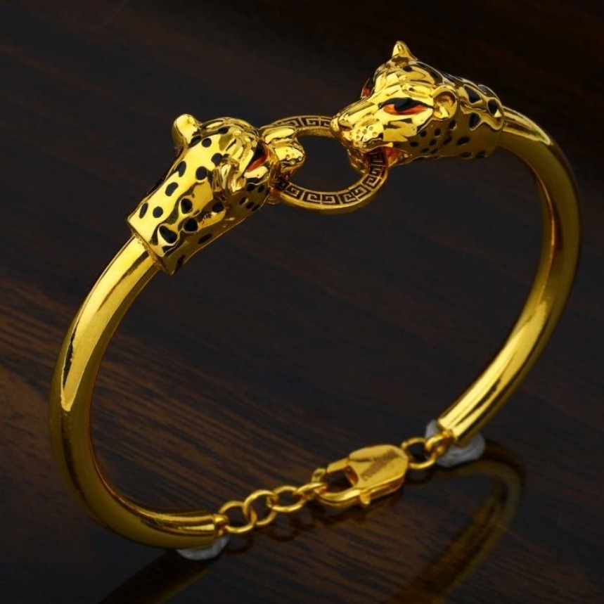 916 Gold Delicate Men's Kada GJ-747