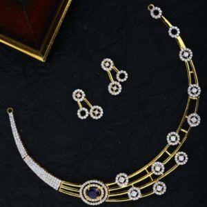 916 Gold Attractive Necklace Set GJ-699