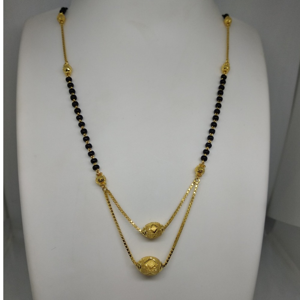 22KT Gold Classic Mangalsutra GJ-654