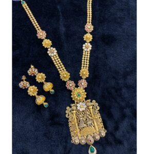 916 Gold Modern Necklace Set GJ-321