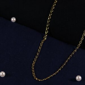 22KT Hallmark Gold Simple Design Chain