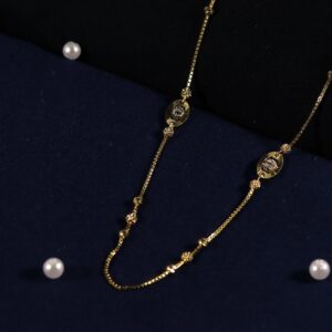 916 Gold Hallmark Delicate Chain