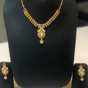 916 Gold Unique Design Necklace Set