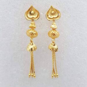 916 Gold Hallmark Light Weight earring