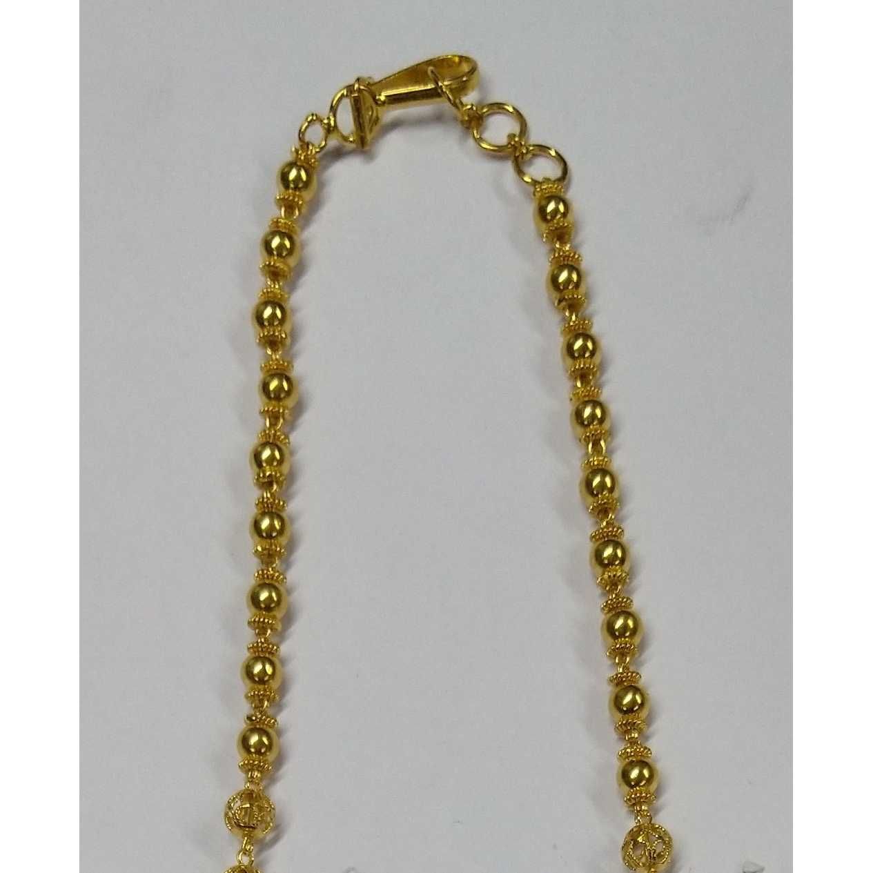 916 Gold Fancy Antique Jadtar Dodi Pendant Set Akm-ps-182 - Image 4