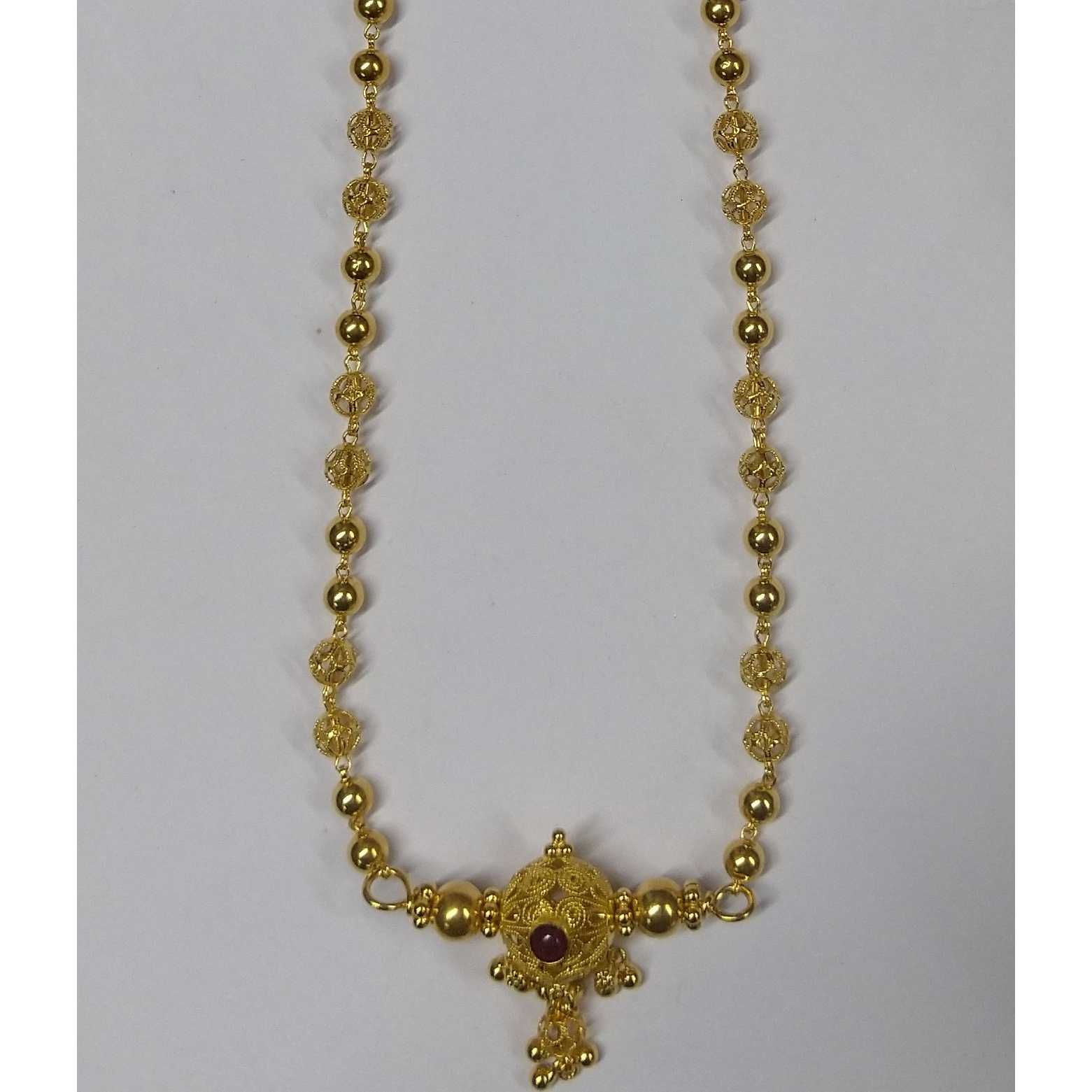 916 gold fancy Coller Dodi Pendant Set akm-ps-168 - Image 2