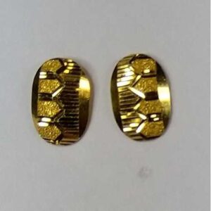 916 Gold Fancy Earrings Akm-er-156