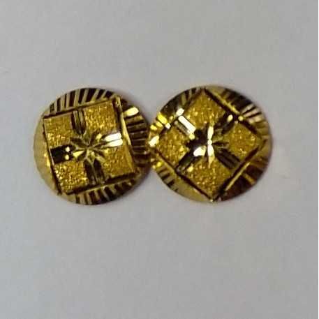 916 Gold Fancy Earrings Akm-er-151
