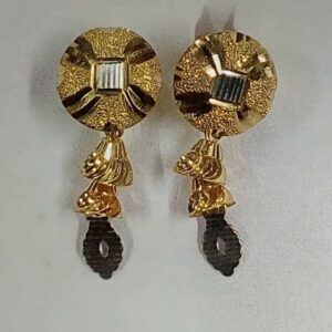 916 gold fancy earrings akm-er-147