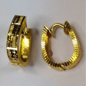 916 Gold Fancy UVbali Earrings Akm-er-144