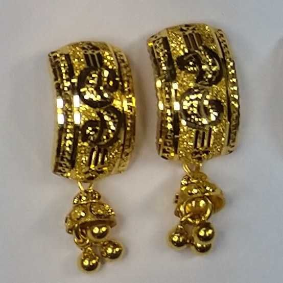 916 Gold Fancy Jtops Earrings Akm-er-123