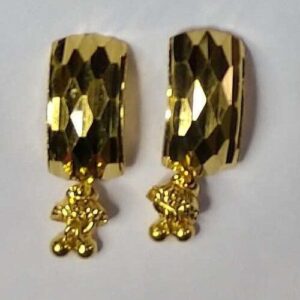 916 Gold Fancy Jtops Earrings Akm-er-119