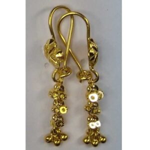 916 Gold Fancy Tardul Earrings Akm-er-113