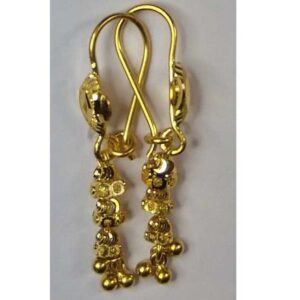 916 Gold Fancy Tardul Earrings Akm-er-111