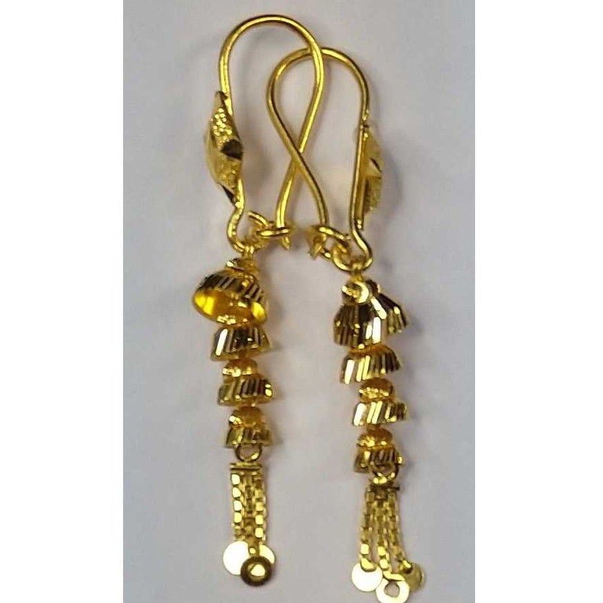 916 Gold Fancy Tardul Earrings Akm-er-107