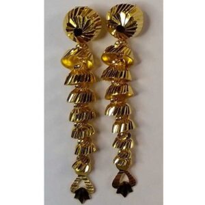 916 Gold Fancy Slowfast Earrings Akm-er-096