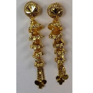 916 Gold Fancy Slowfast Earrings Akm-er-094