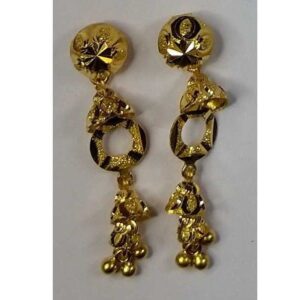 916 Gold Fancy Earrings Akm-er-067