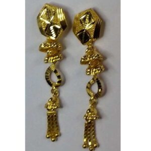 916 Gold Fancy Earrings Akm-er-066