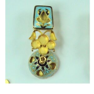 Antique jadtar kundan necklace set AKM-NS-022