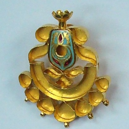Antique jadtar kundan pendant set khokha-akm-ps-018 - Image 3