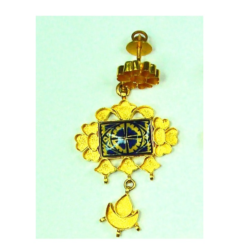 Antique jadtar kundan pendant set khokha-akm-ps-016 - Image 4