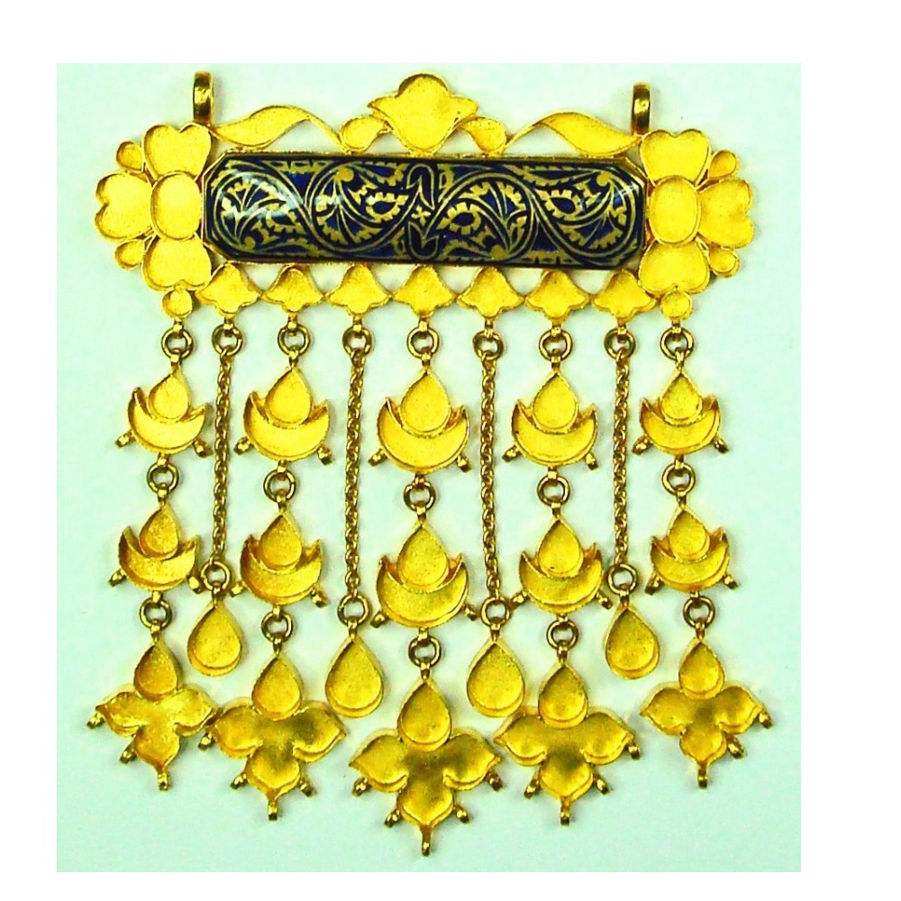 Antique jadtar kundan pendant set khokha-akm-ps-016 - Image 3