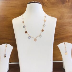 18k Rose Gold New Tending Necklace Set