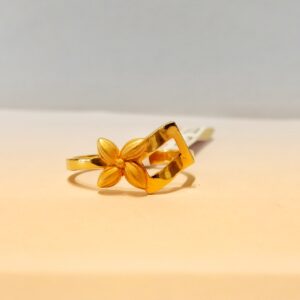 22k Classes Flowers Design Ladies Ring