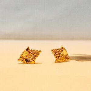 Gold 916 Hallmark Classic Design Earrings For Women