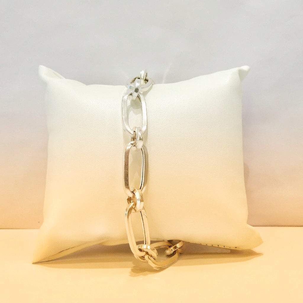 925 Sterling Silver Paperclip Chainlink Bracelet