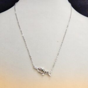 925 Sterling Silver Silver polish Classic Design Necklace