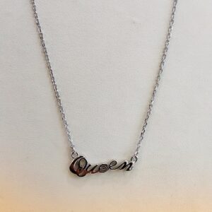 925 Sterling Silver Queen Namet Pendant Necklace For Women
