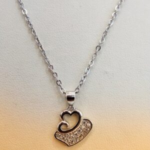 925 Sterling Silver classic Style Pendant Necklace For Women