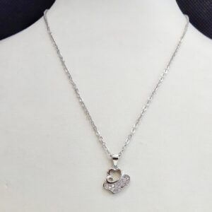 925 Sterling Silver classic Style Pendant Necklace For Women