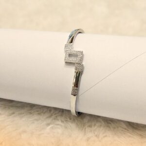 925 Sterling Silver Diamond Classic Design Bracelet For women