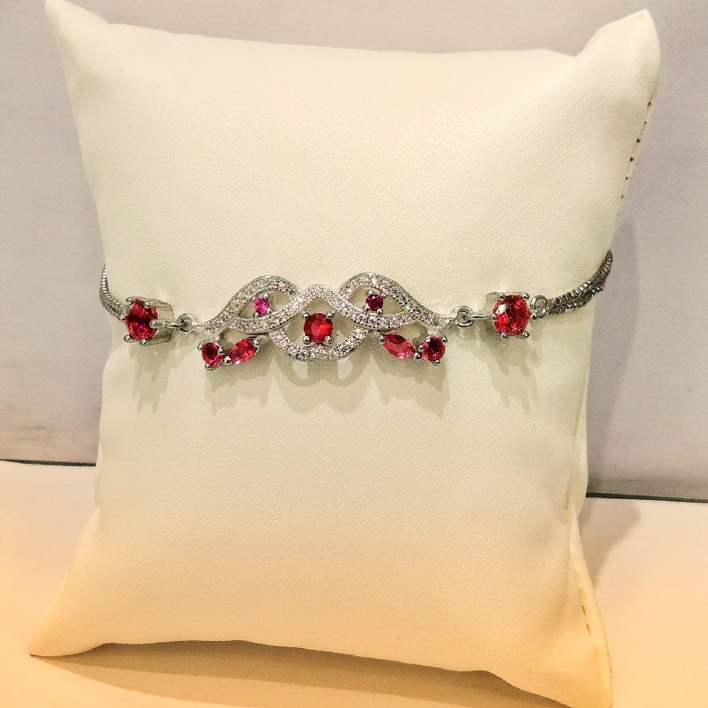 925 Sterling Silver Rad Stone Stone Bracelet