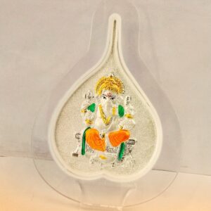 999 Silver Ganeshji Showpiece For Gift