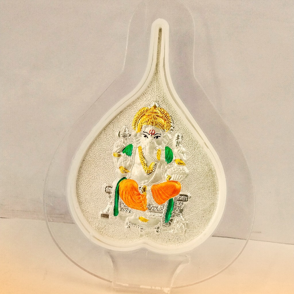 999 Silver Ganeshji Showpiece For Gift