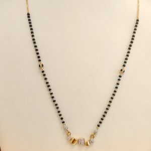 916 Hallmark Delicate 1Laine Diamond Mangalsutra