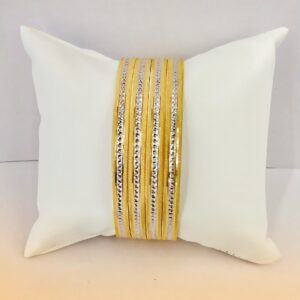 916 Hallmark Rodium Bangles