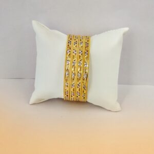 916 Hallmark Fancy Rodium Bangles