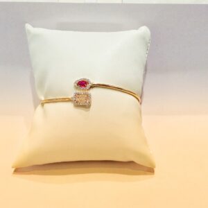 18k Rose Gold Fancy Light Weight Ladies Bracelet