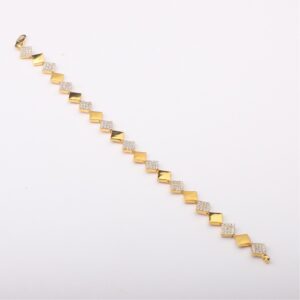 916 Gold Stylish Bracelet Design For Girl's PJ-66