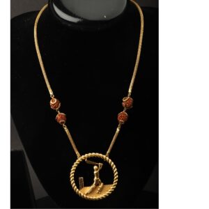 916 Gold Stylish Pendant Chain PJ-87