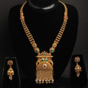 916 Gold Antique Necklace For Women PJ-25