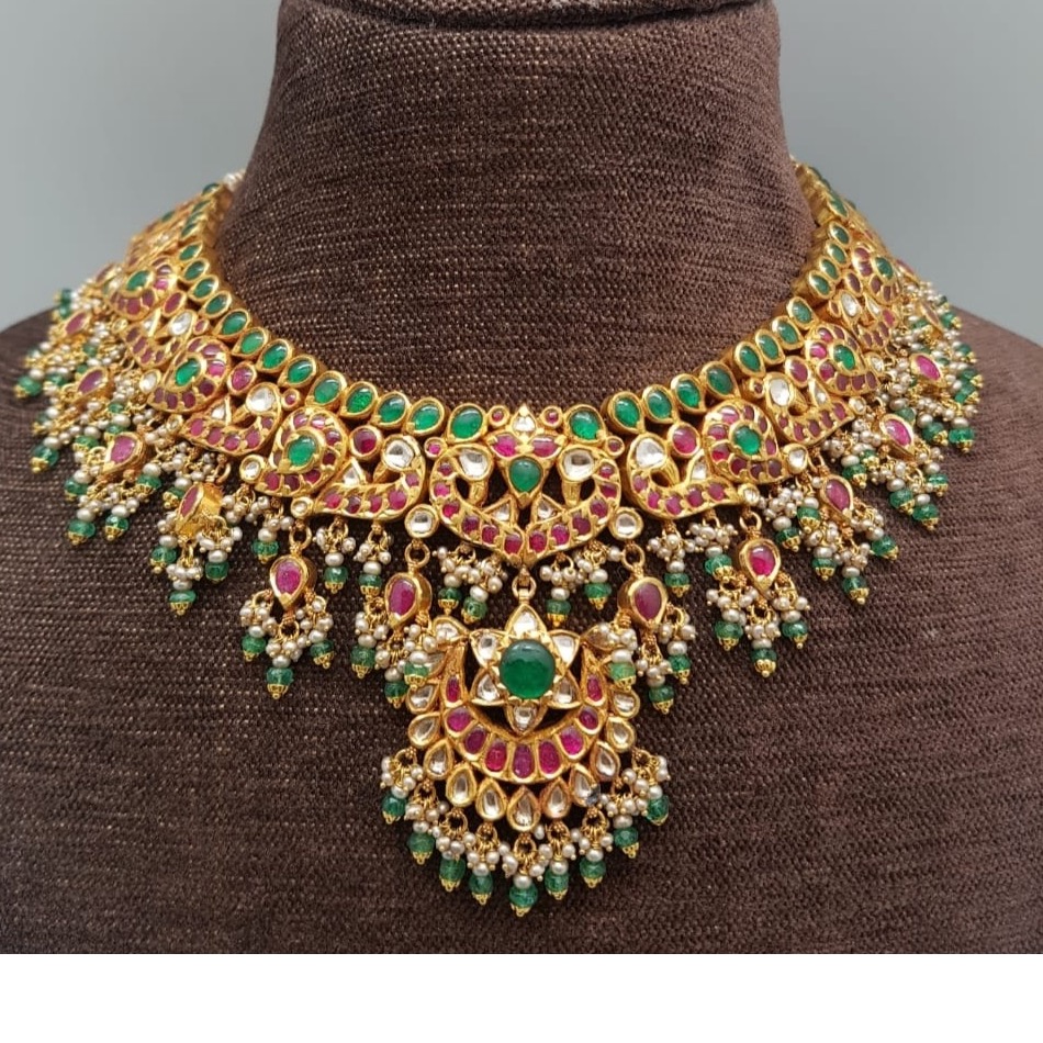 Real Kundans Antique Jewllery