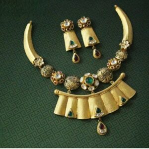 22K(916)Gold Ladies Antique Necklace Set
