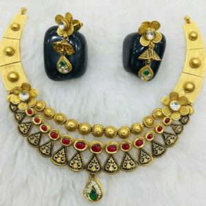 22K(916)Gold Ladies Antique Necklace Set