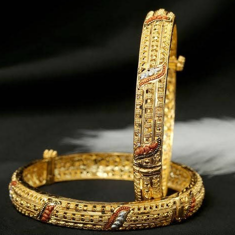 22K(916)Gold Ladies Fancy Bangles